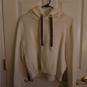 Zara Cream Knit Hoodie